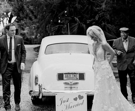 Danielle Trotta With Her Husband On Wedding Day